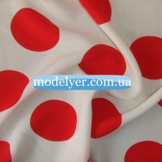 Ткань Штапель горох